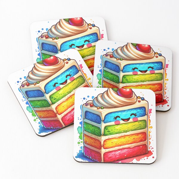 Item preview, Watercolor Happy Cake designed and sold by InsanseCreation.