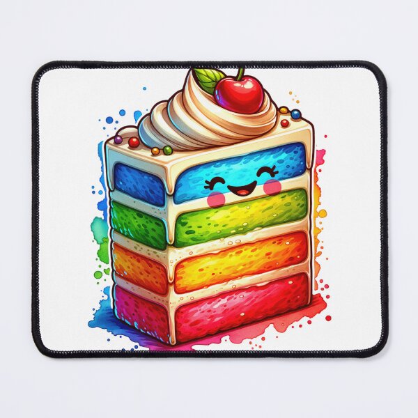 Item preview, Watercolor Happy Cake designed and sold by InsanseCreation.