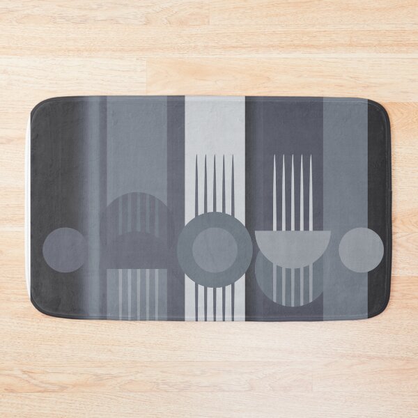 Item preview, Modern Moon Grey Abstract Geometric designed and sold by Sharon Schwalbe.