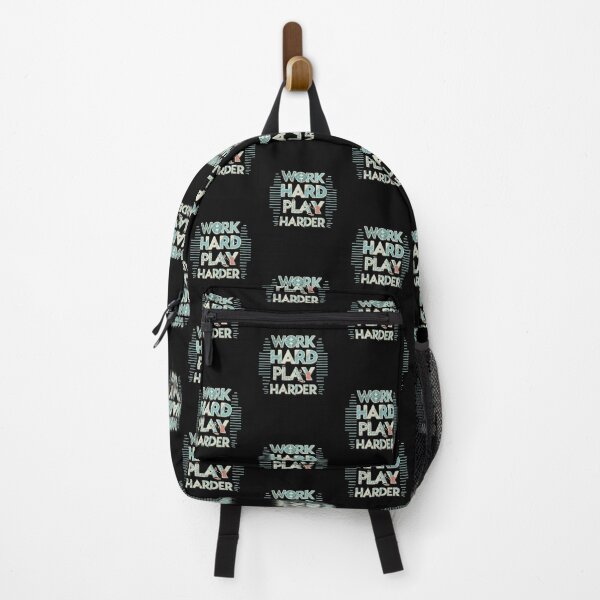Item preview, Inscription Work Hard Play Harder designed and sold by M R Design.