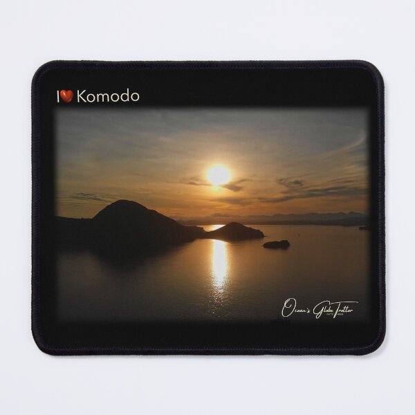 Item preview, I Love Komodo - Boat & Archipelago at Sunset designed and sold by Gillesocean31.