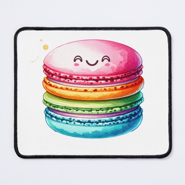 Item preview, Watercolor Happy Macaron designed and sold by InsanseCreation.