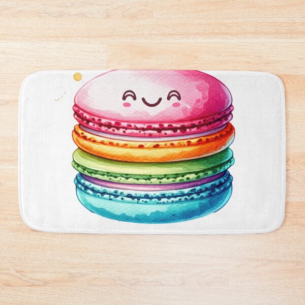Item preview, Watercolor Happy Macaron designed and sold by InsanseCreation.