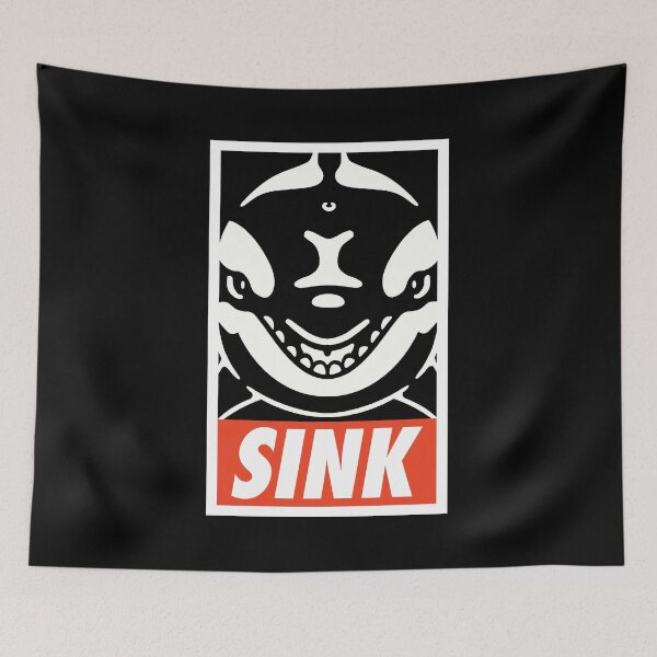 Item preview, Orca Whales Attacks Boats - Sink Killer Whale Yacht designed and sold by abowersock.