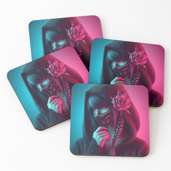 Item preview, Mask Girl designed and sold by GalleryBrisArt.