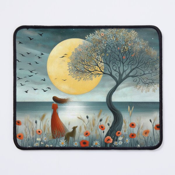 Item preview, Poppies and Moonlight designed and sold by Blue Horse Photo Magic.