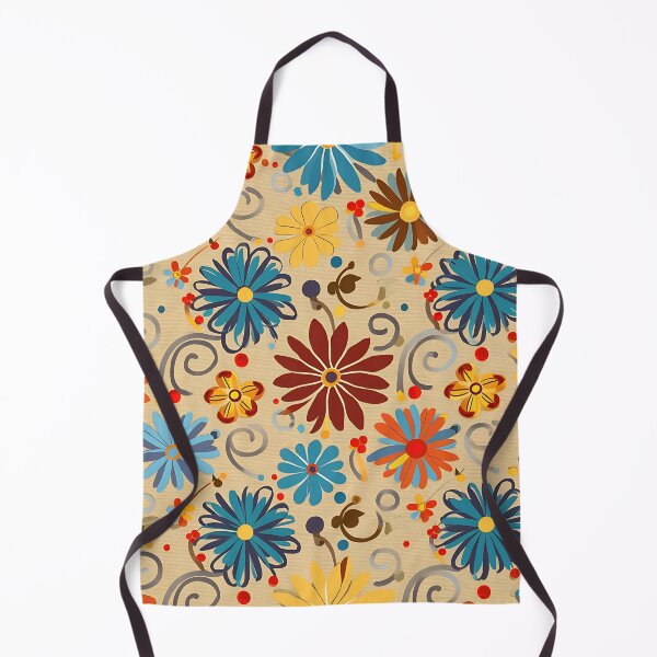 Aperçu de l'œuvre Intricate Floral Swirl Pattern - Colorful Beige Background créée et vendue par PrintableByZaah.