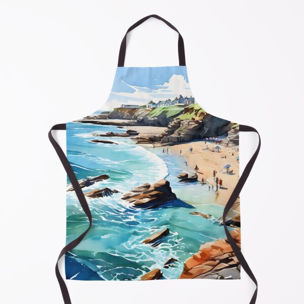 Item preview, Bude Beach: Detailed Watercolor in Sharp Focus designed and sold by LSVart.