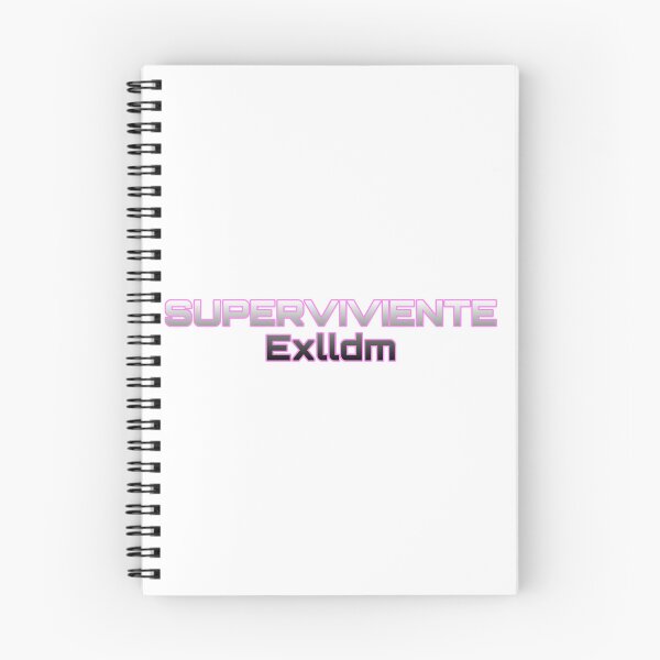 Item preview, Superviviente Spiral Notebooks designed and sold by HV007.