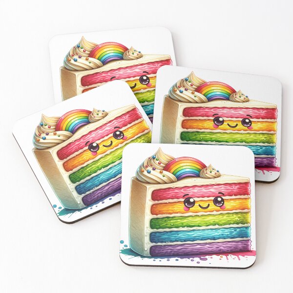 Item preview, Watercolor Happy Cake designed and sold by InsanseCreation.