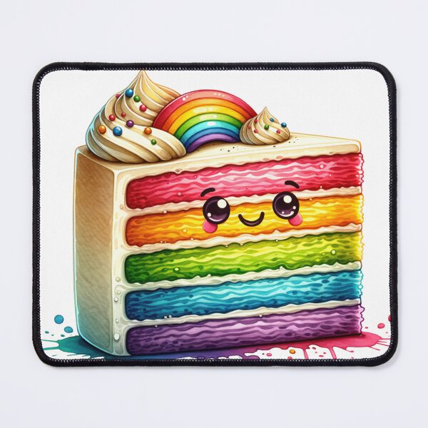 Item preview, Watercolor Happy Cake designed and sold by InsanseCreation.