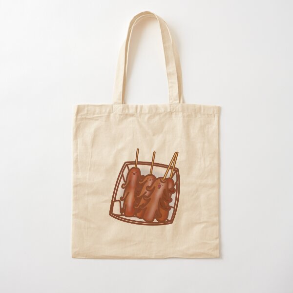 Doodles Series - StreetFood #10 Cotton Tote Bag