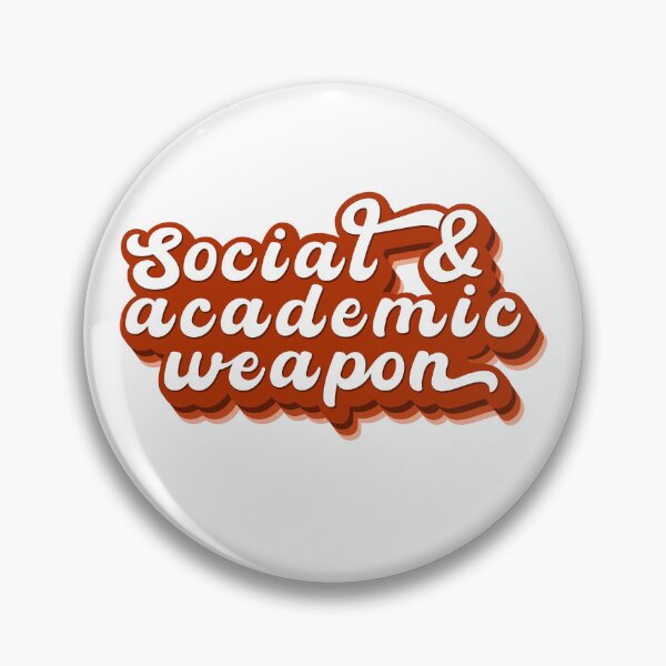 Item preview, Social & Academic Weapon in Burnt Orange Colors designed and sold by cj sketches.