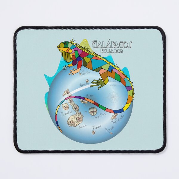 Item preview, Galapagos marine iguana in colors designed and sold by leeloolook.