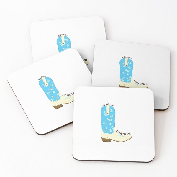 Item preview, Blue Floral Midwest Cowgirl Boot designed and sold by ChloeLynArt.