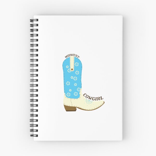 Item preview, Blue Floral Midwest Cowgirl Boot designed and sold by ChloeLynArt.