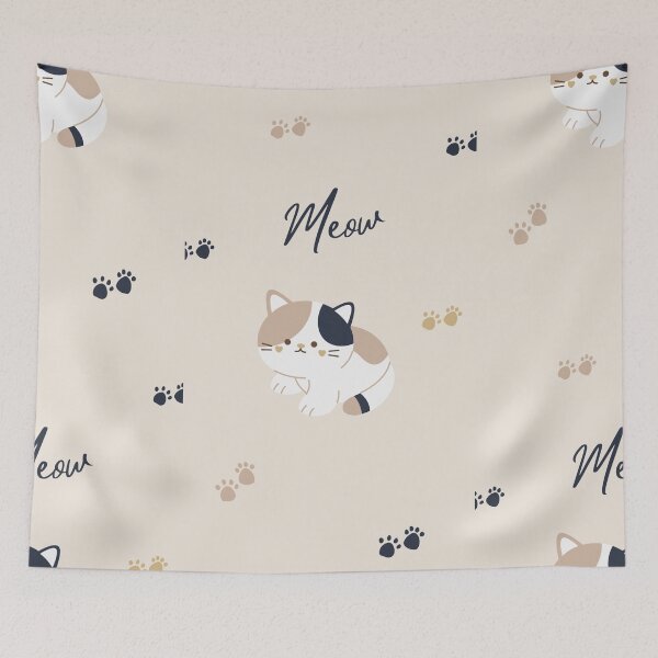 Item preview, Beige cute cat designed and sold by CapriCreatives.
