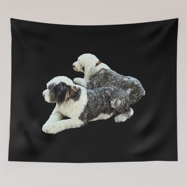 Item preview, Two Sheepdogs designed and sold by Susan Savad.