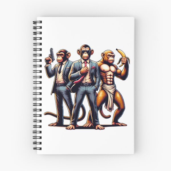Item preview, Monkey Revolution: Three Cheeky Friends designed and sold by 0penvimark.
