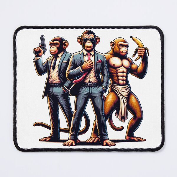 Item preview, Monkey Revolution: Three Cheeky Friends designed and sold by 0penvimark.