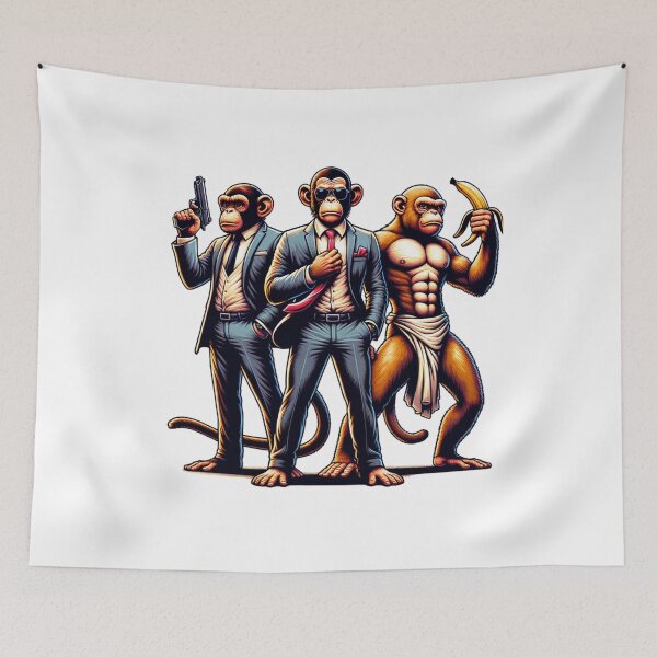 Item preview, Monkey Revolution: Three Cheeky Friends designed and sold by 0penvimark.