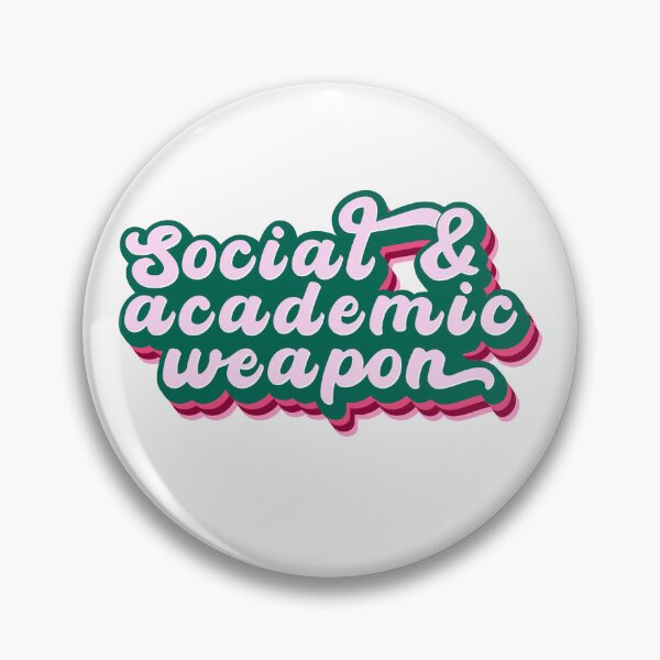 Item preview, Social & Academic Weapon in Watermelon Colors designed and sold by cj sketches.