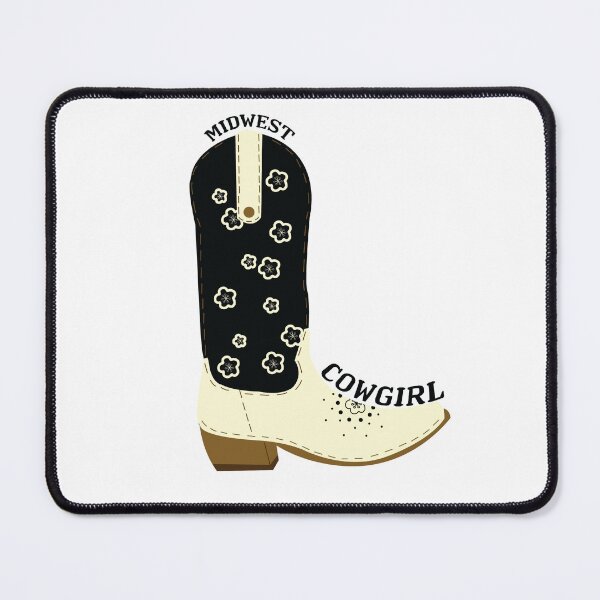 Item preview, Black Cowgirl Boot Midwest designed and sold by ChloeLynArt.