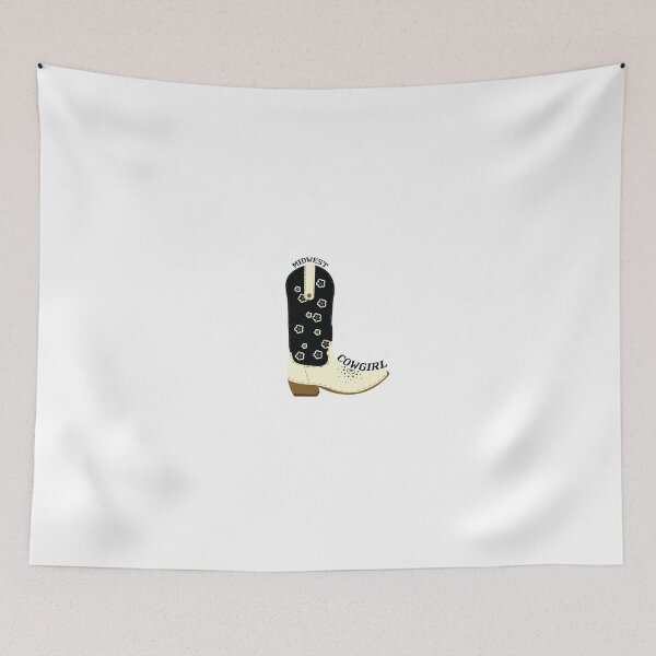 Item preview, Black Cowgirl Boot Midwest designed and sold by ChloeLynArt.