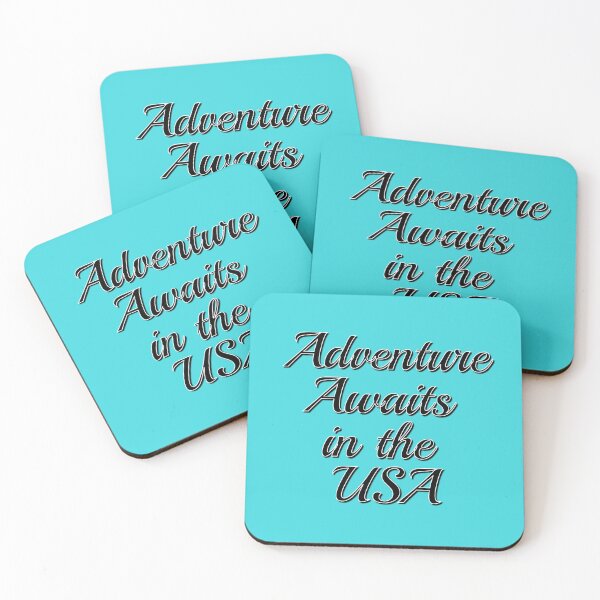 Item preview, adventure awaits in the usa designed and sold by EuropeanPrints.