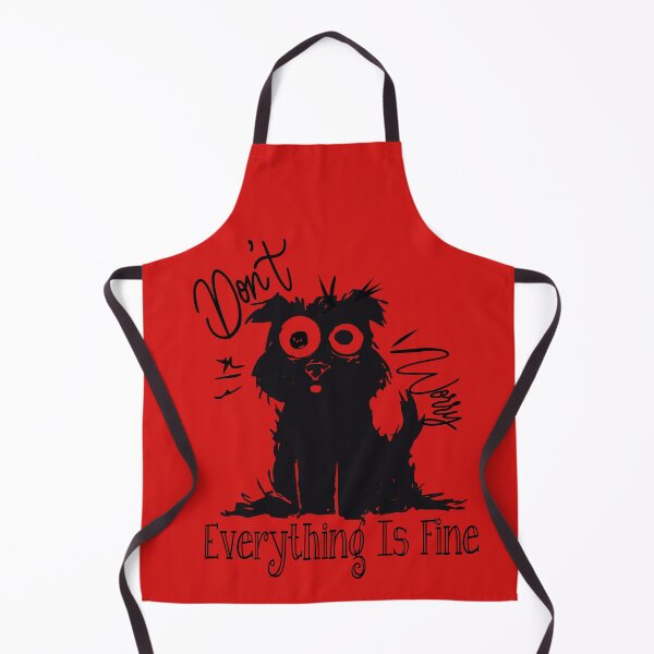 Item preview, Funny Black Dog Don't Worry Everything Is Fine designed and sold by MAEN00.