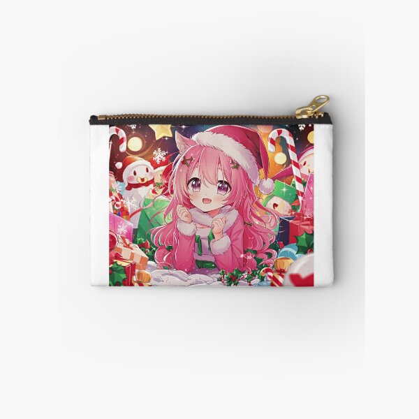 Item preview, Pink Christmas Anime Girl designed and sold by PinkGoddessLove.