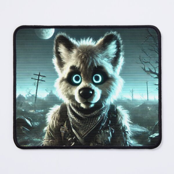 Item preview, Digital Horror Furry Portrait designed and sold by NotSoSpicy.