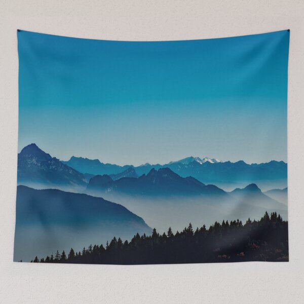 Item preview, Rise above the mist. Blue designed and sold by Tej2point0.