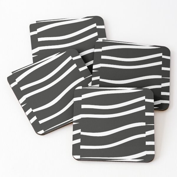 Item preview, wavy line dress Zebra designed and sold by FYS-Arte-Style.