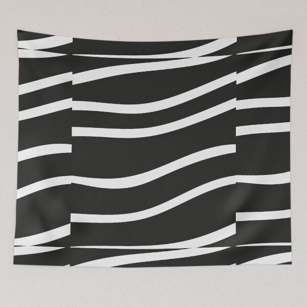 Item preview, wavy line dress Zebra designed and sold by FYS-Arte-Style.