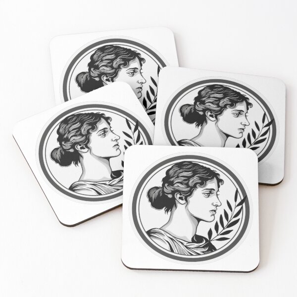 Aperçu de l'œuvre Profil Sappho créée et vendue par BlueDoeArt.