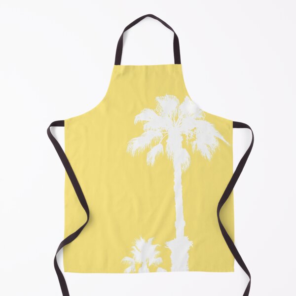 Item preview, Palm tree silhouette on yellow background designed and sold by by-jwp.