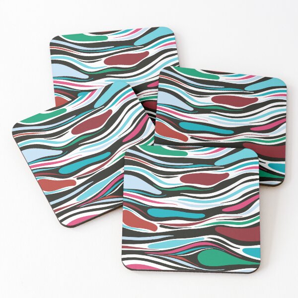 Item preview, Colorful waves designed and sold by Zeewind.
