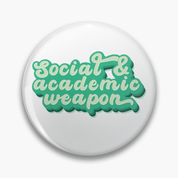 Item preview, Social & Academic Weapon in Forest Colors designed and sold by cj sketches.