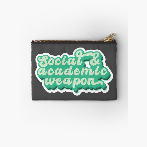 Item preview, Social & Academic Weapon in Forest Colors designed and sold by cj sketches.