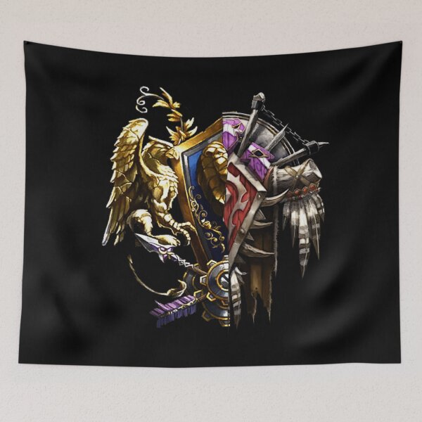 Item preview, 7621 Combined Alliance-Horde logo from the game World of warcraft - WoW-  designed and sold by Magic3D.