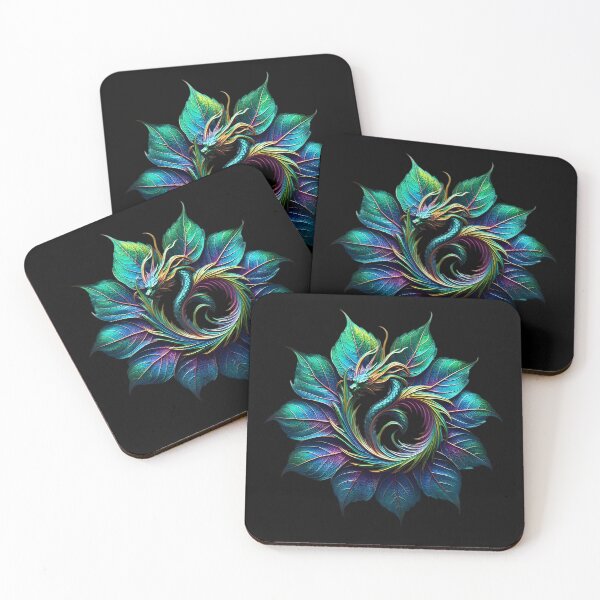 Item preview, Leaf Dragons: Nature's Mystical Sculptures designed and sold by AI-Only Creations.