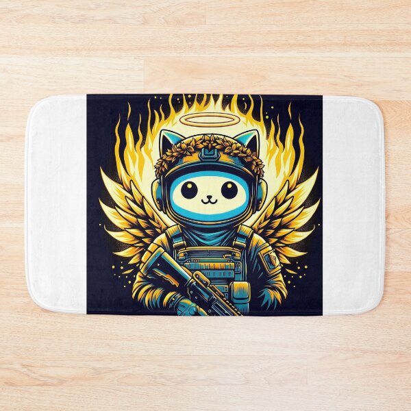 Item preview, Army Cat, Golden Halo And With Golden Wing designed and sold by cutenesss.