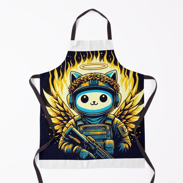 Item preview, Army Cat, Golden Halo And With Golden Wing designed and sold by cutenesss.