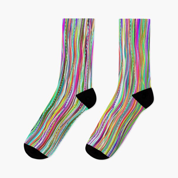 Item preview, Vibrant Abstract Art - Crazy Colorful Lines designed and sold by FeralLaFemme.