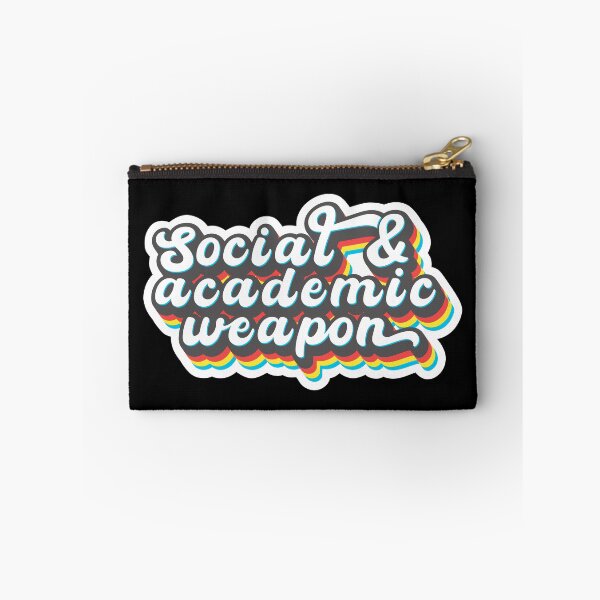 Item preview, Social & Academic Weapon in Retro Printshop Colors designed and sold by cj sketches.