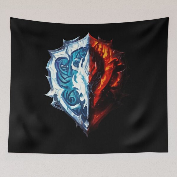 Item preview, 7622 Combined Alliance-Horde logo from the game World of warcraft - WoW-  designed and sold by Magic3D.