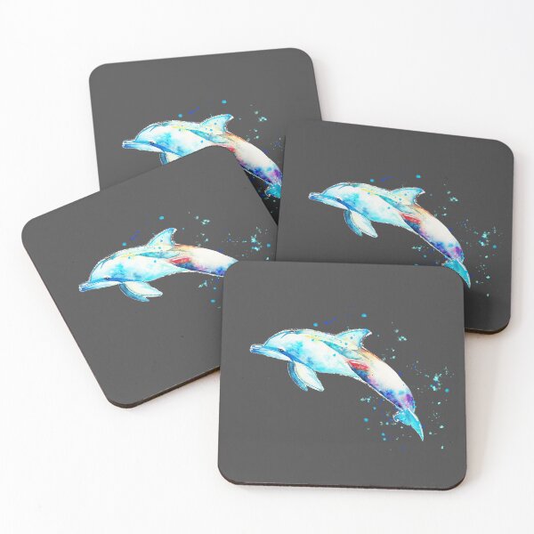 Item preview, Watercolor dolphin designed and sold by WildLande.