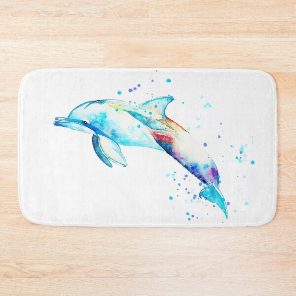 Item preview, Watercolor dolphin designed and sold by WildLande.