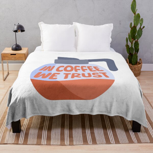 Item preview, In Coffee We Trust! Funny Coffee Pun Pun designed and sold by PMCreative.